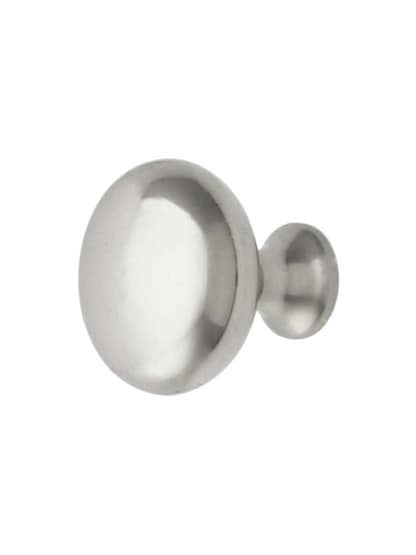 Providence Cabinet Knob - 1 1/4 inch Diameter in Polished Nickel.